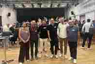 v.l.n.r.: Harriet Moser, Patman, Chris Beyeler, Qris Riner, Oliver Bertschinger & Giancarlo Palmisani